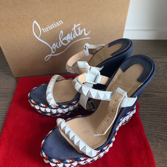 SOLD‼️‼️ Christian Louboutin Wedges Size 38 - Picture 3 of 5